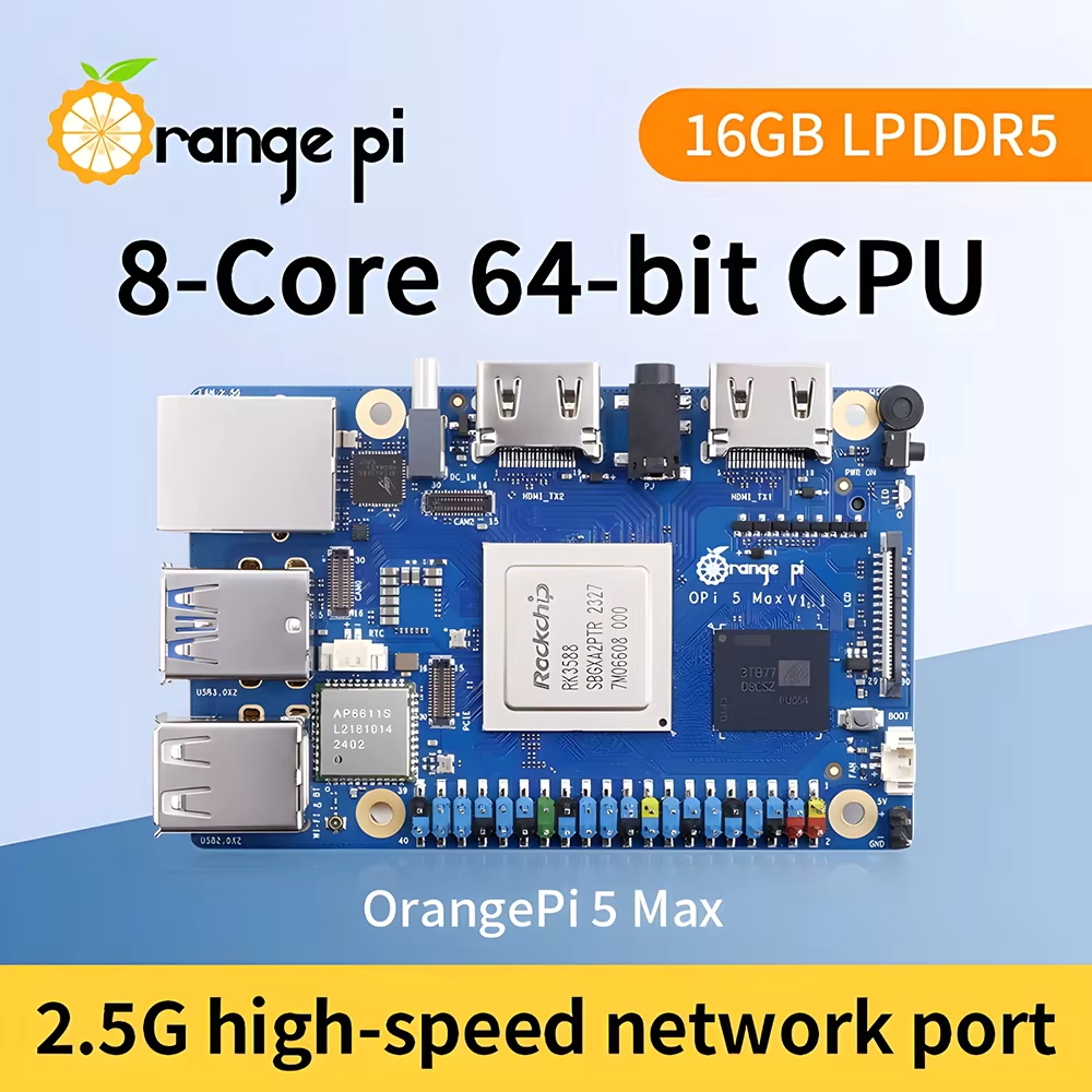 Producto estrella: Orange Pi 5 - Orange Pi 5 Max Rk3588 reseña y precio