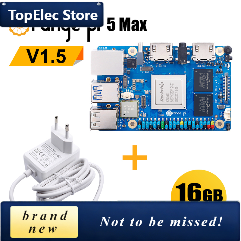Placa de Desarrollo TopElec Or - Orange Pi 5 Max Rk3588 reseña y precio