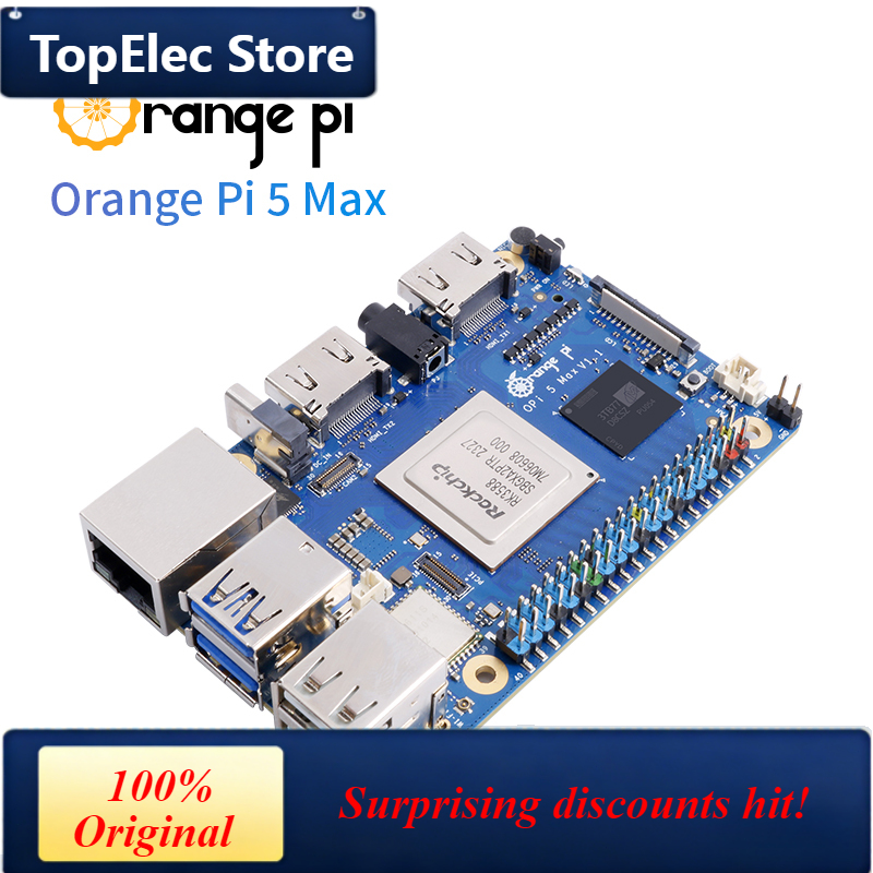 TopElec Orange Pi 5 Max LPDDR5 - Orange Pi 5 Max Rk3588 reseña y precio